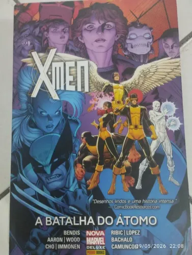 HQ quadrinhos Marvel X-Men A Batalha do Atomo