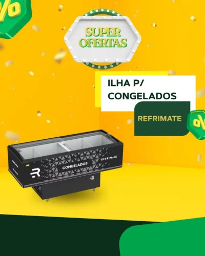 Balcão expositor pra congelados e resfriados novos pronta entrega