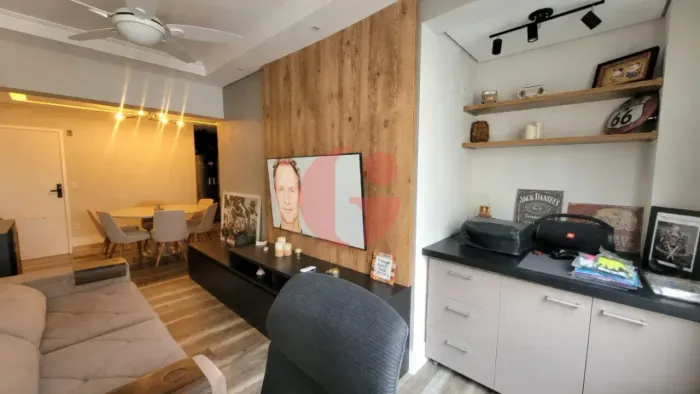 Apartamento a venda e locação, 2 dormitórios sendo 1 suíte, 77,00m² no bairro Jardim Aquar
