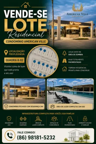 Condomínio American Ville - Lote 