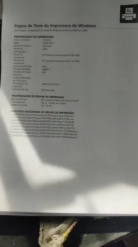 IMPRESSORA LASER HP M1212 MFP - REDE E USB