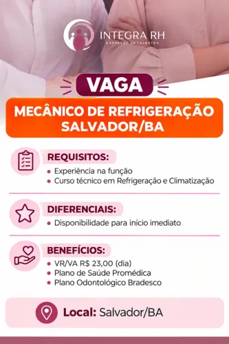 Mecânico de Refrigeração