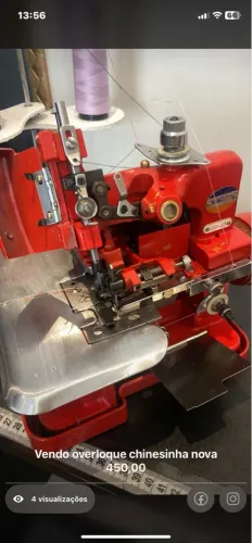 Máquina chinesinha overloque 