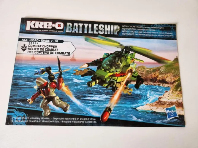 KRE-O BATTLERSHIP helicóptero