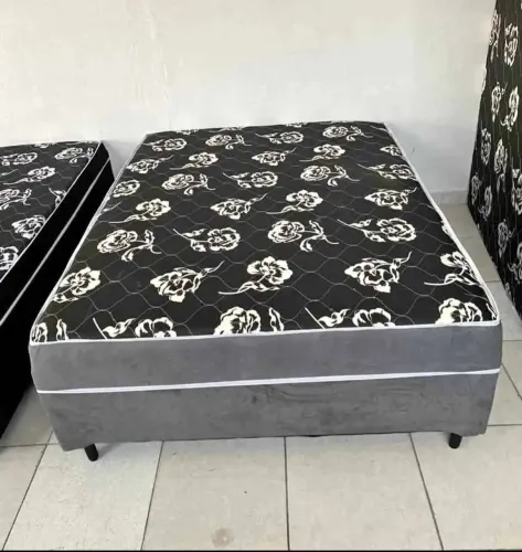 CAMA CASAL BOX CONJUGADA 20CM COM MOLAS ENSACADAS