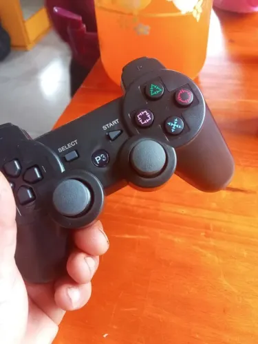 Controle sem fio para PlayStation 3 na cor preta Novo