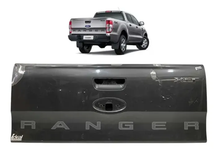 Tampa Traseira Ford Ranger 2015 A 2020 Original Cinza