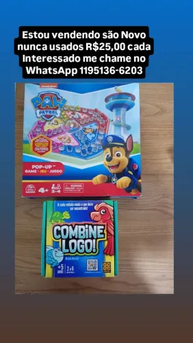 Brinquedo educativo novo 2 por R$60