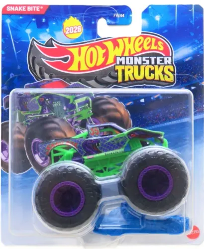 Monster Trucks - Snake Bite Novo - Hot Wheels - Mattel