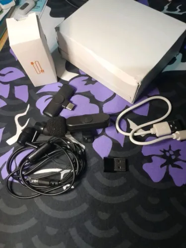 Microfone de lapela tipo-C plug and play