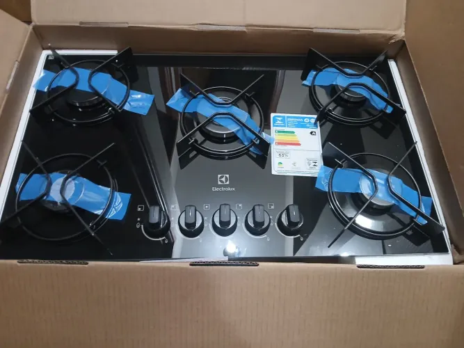Fogão cooktop 5 bocas Electrolux novo