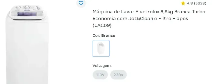 Maquina de lavar roupas