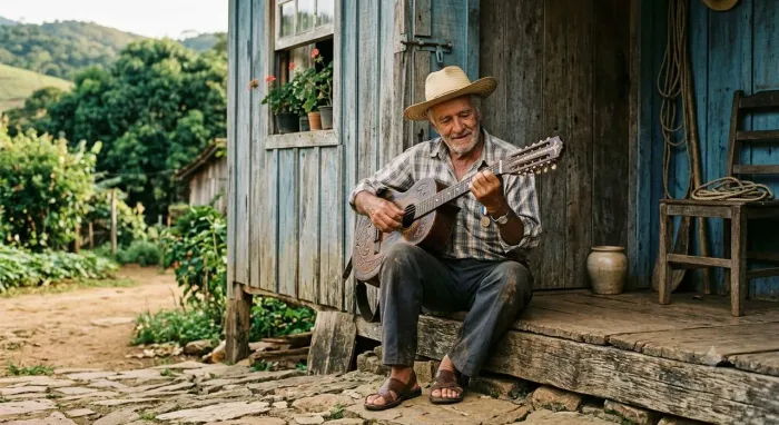 Aula de viola caipira