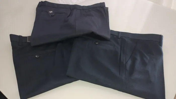 calças social preta masculina 