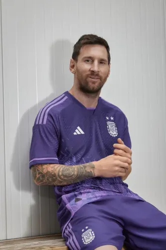 Camisa Argentina tailandesa copa de 2022