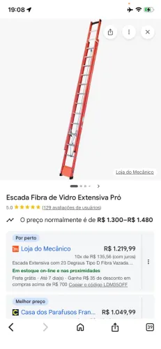 Escada de fibra