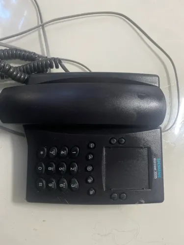Telefone Fixo Siemens Euroset 3005 Preto - Usado