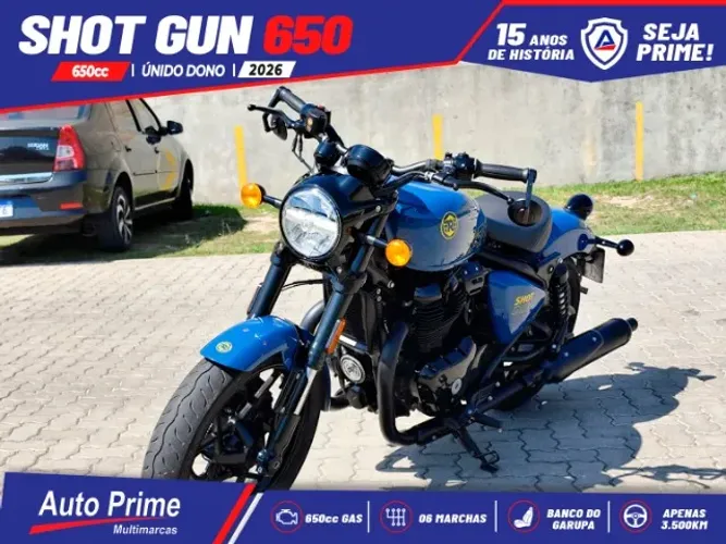 Shotgun 650 2026 - Único dono - 3.470km - Garantia de fábrica!!!