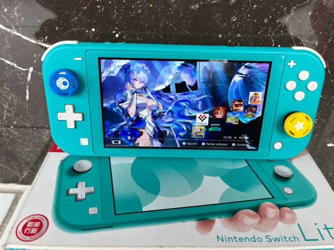 ? NINTENDO SWITCH LITE DESBLOQUEADO - 256 GB