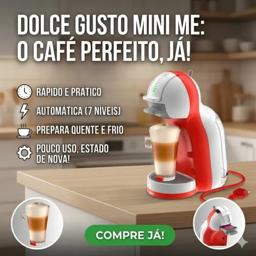 Cafeteira Nescafé Dolce Gusto Arno MiniMe