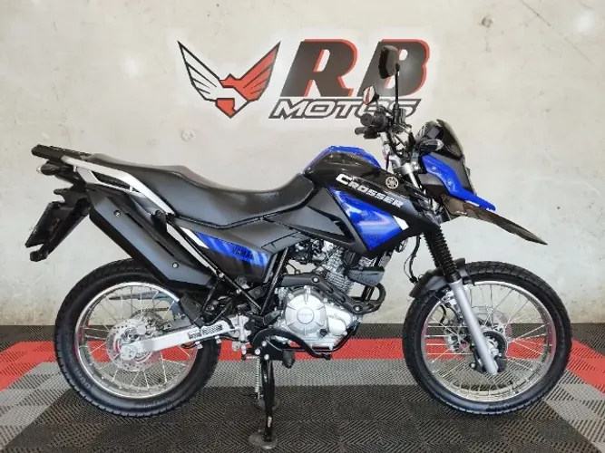 Crosser 150 Z Abs 2023 Azul 1º Dono Com incríveis 7.000 km + Alarme  A mais Top do Mundo 