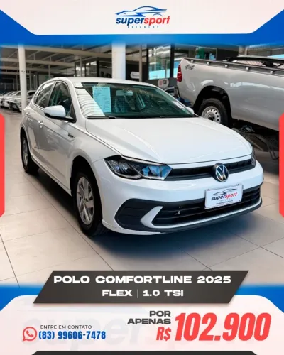 Volkswagen Polo Comfortline TSI 1.0 Flex 12V Aut. 2025