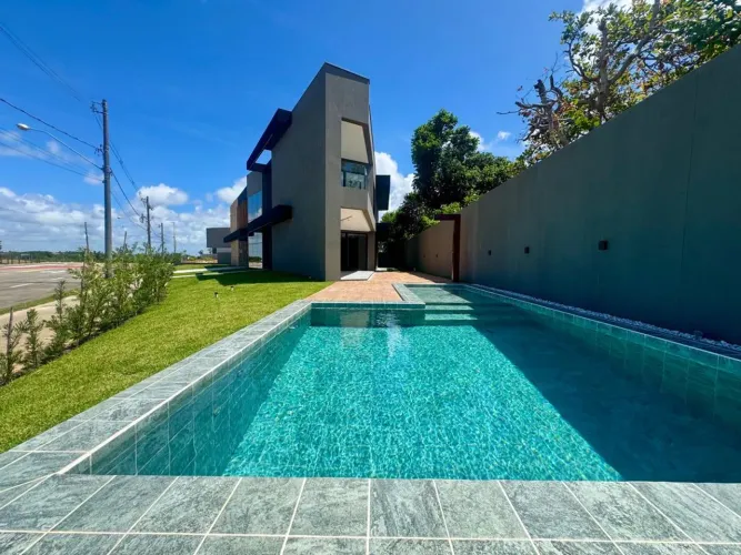 Casa nova no condomínio Gren park com 5 quartos sendo 4 suítes ,