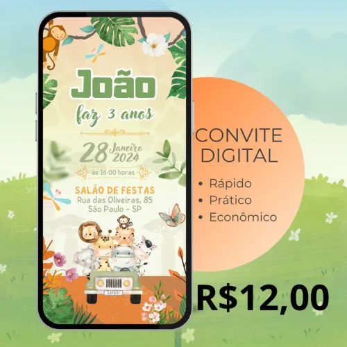 Convite para sua festa ou evento