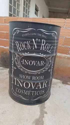 Vendo tambor de alumínio 200 lts
