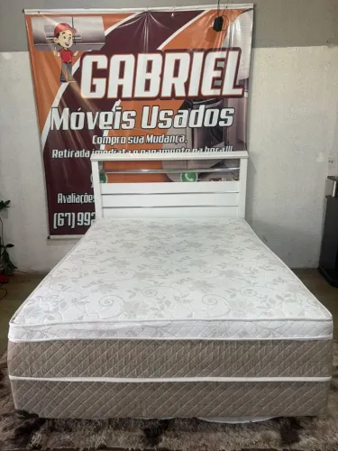 Cama Box casal acoplada umaflex molas ensacadas