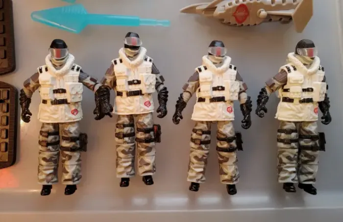 LOTE G.I. JOE 2009 Rise Of Cobra Movie ICE-VIPER Arctic Army Troop