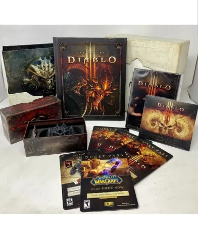 Diablo 3 Collectors Edition colecionador PC leia