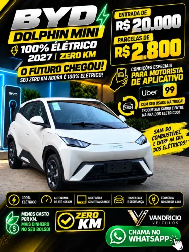BYD Dolphin Mini (Elétrico) 2027