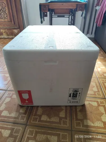 Caixa térmica de Isopor Grande 