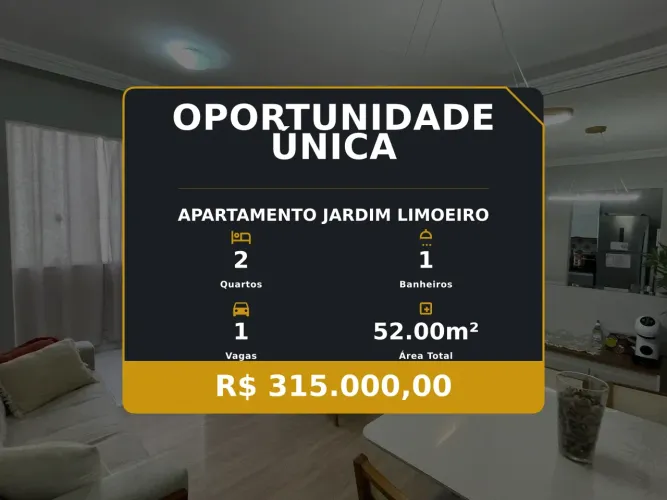 Apartamento no Jardim Limoeiro: qualidade de vida e segurança em um só lugar!