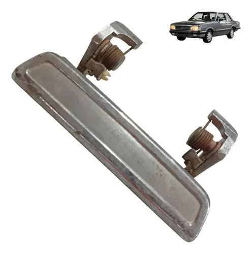 Macaneta Externa Direita Del Rey Belina Corcel 1977 81 1991 Prateado Dianteira