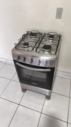 - Vendo"Fogão INOX Consul Automático _ Forno Timer