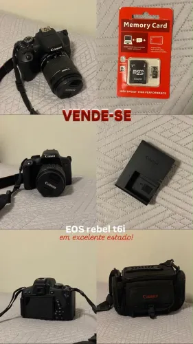 Câmera Canon EOS Rebel T6i