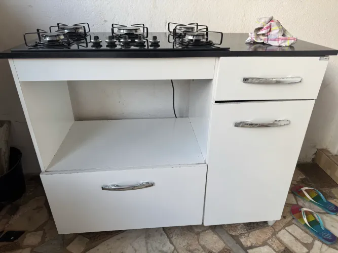 Armário para fogão cooktop