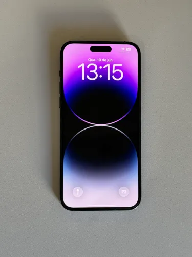 Iphone 14 pro max 256 gb roxo profundo - perfeito estado