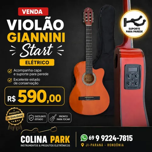 Violão Giannini Start Elétrico
