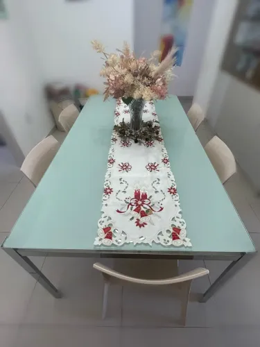MESA DE INOX COM TAMPO DE VIDRO + CADEIRAS