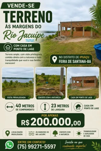 Terreno com casa em ponto de laje