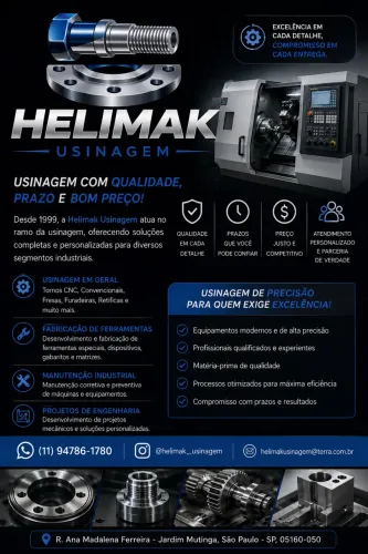 Serviços de Usinagem em Torno CNC