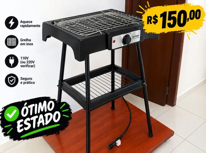 Churrasqueira Elétrica Lenoxx