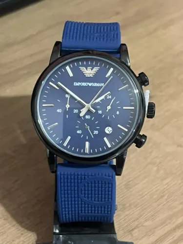 Relógio de Pulso Armani Luxo, Pulseira silicone