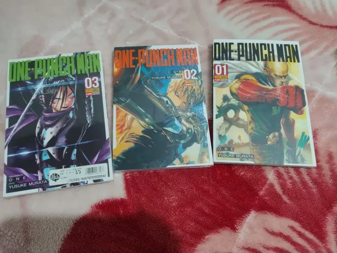Mangá One punch man vol. 1 ao 3