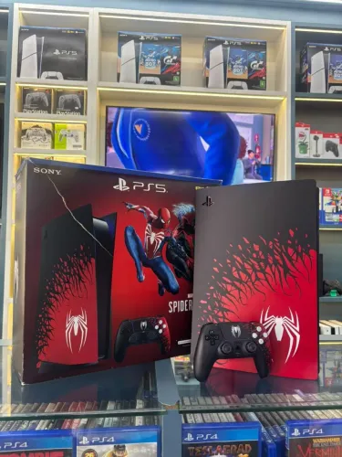 PlayStation 5 FAT físico edição spider man!