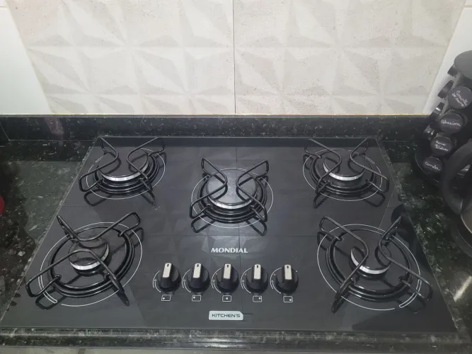 Cooktop 5 bocas mondial- usado em bom estado de conservaçao