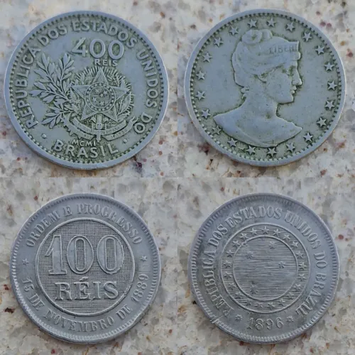Vendo Minha Coleção 275 MOEDAS ANTIGAS - BRASIL E INTERNACIONAIS - LOTE COMPLETO R$250